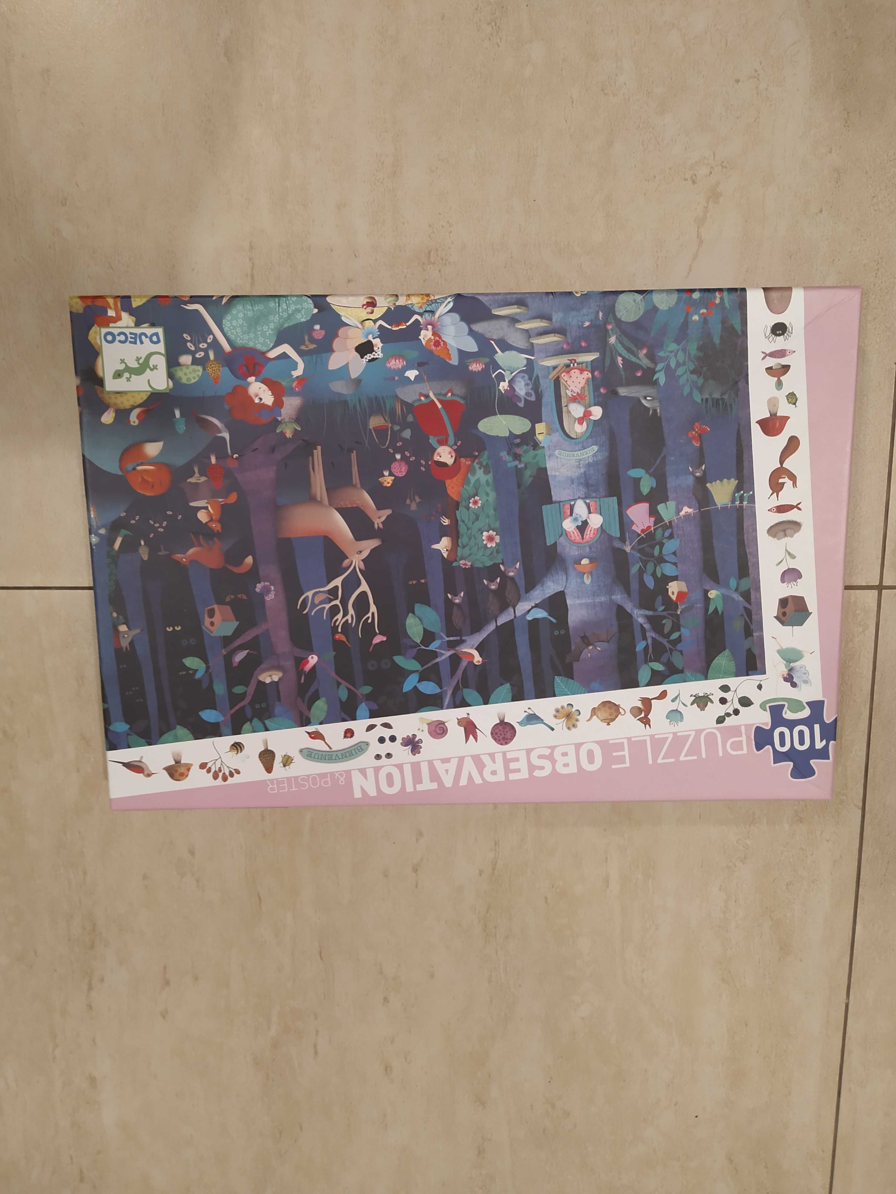 Djeco puzzle observation 100 elementów 5 +