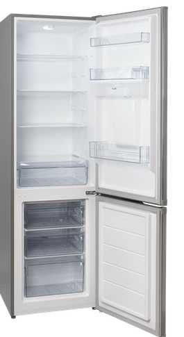 Frigorífico Combinado Jocel 267L - Inox + Dispensador Água (garantia)