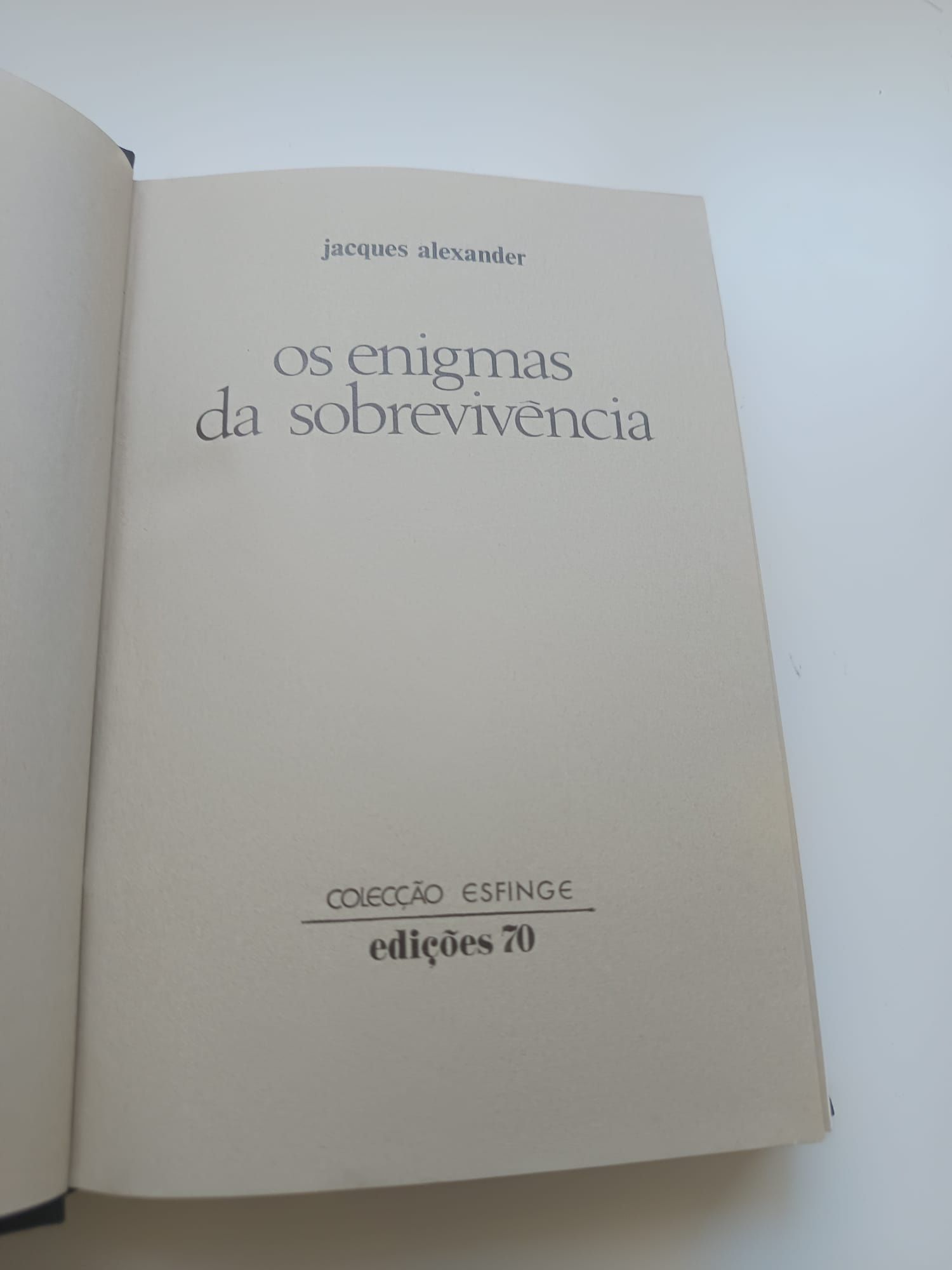 Colecção esfinge (4volumes) Edições 70