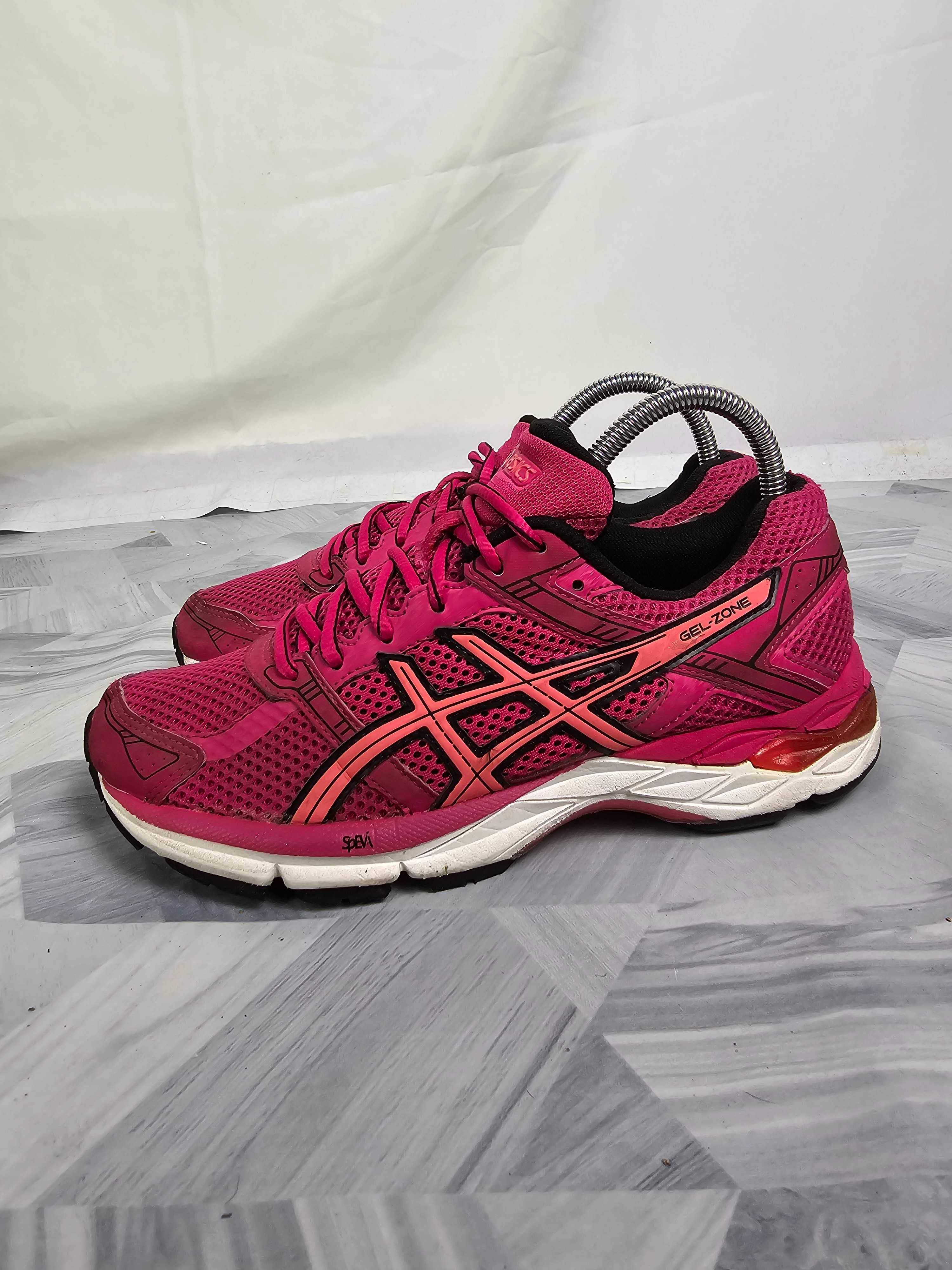 Sportowe buty do biegania różowe asics gel zone rozmiar 37