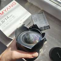 Samyang 2.8 / 14 mm Canon бу fish eye мануал