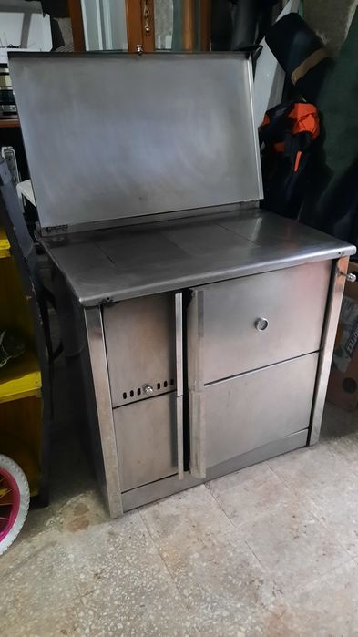 Fogão inox em bom estado