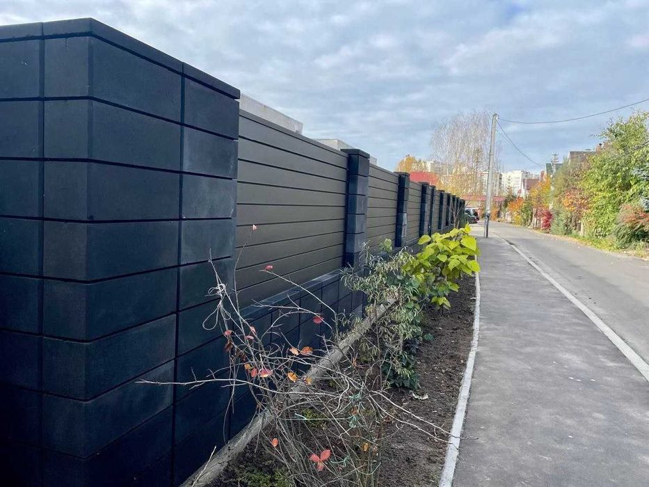 Модульні блоки. Бетонні блоки. Блоки будівельні. Блоки для паркана