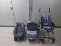 Trio Chicco de cor azul