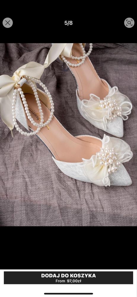 Buty ślubne r 38