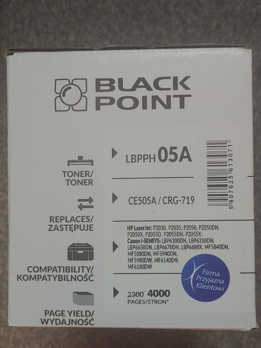 Toner Black Point LBPPH 05A (CE505A/CRG-719)