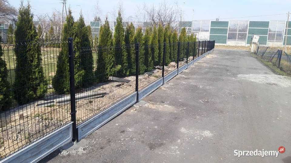 Ogrodzenia montaż z materialami panelowe