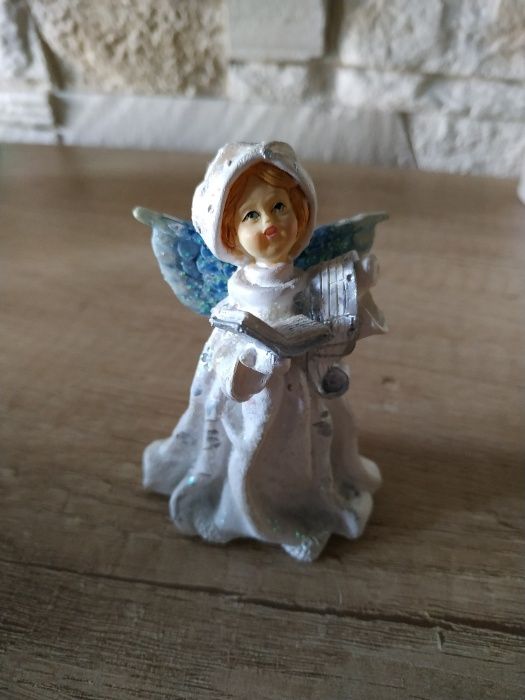 Figurka z masy aniołek Święta na stół wigilijny