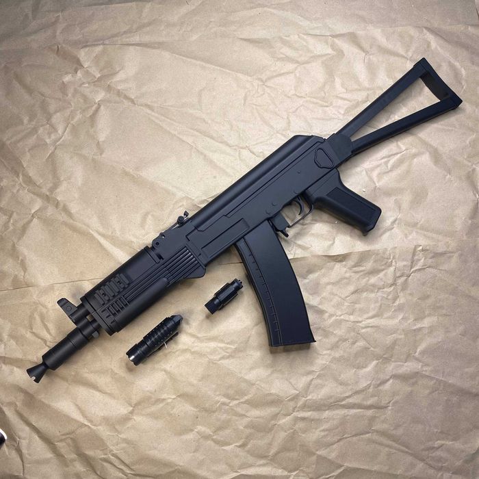 Автомат АК105 Cyma P47A Original – іграшкова, з лазером і ліхтариком