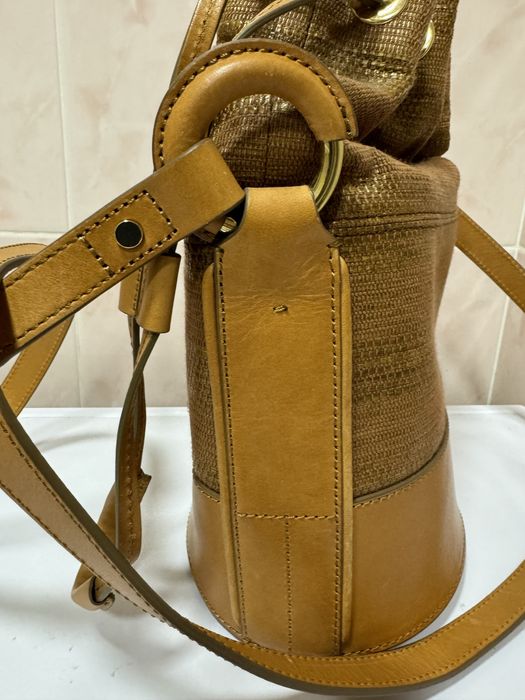 Продам сумку, нова, шкіра+рафія