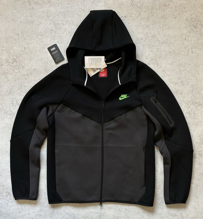ОРИГІНАЛ! Кофта/зіпка Nike tech fleece чорна | M