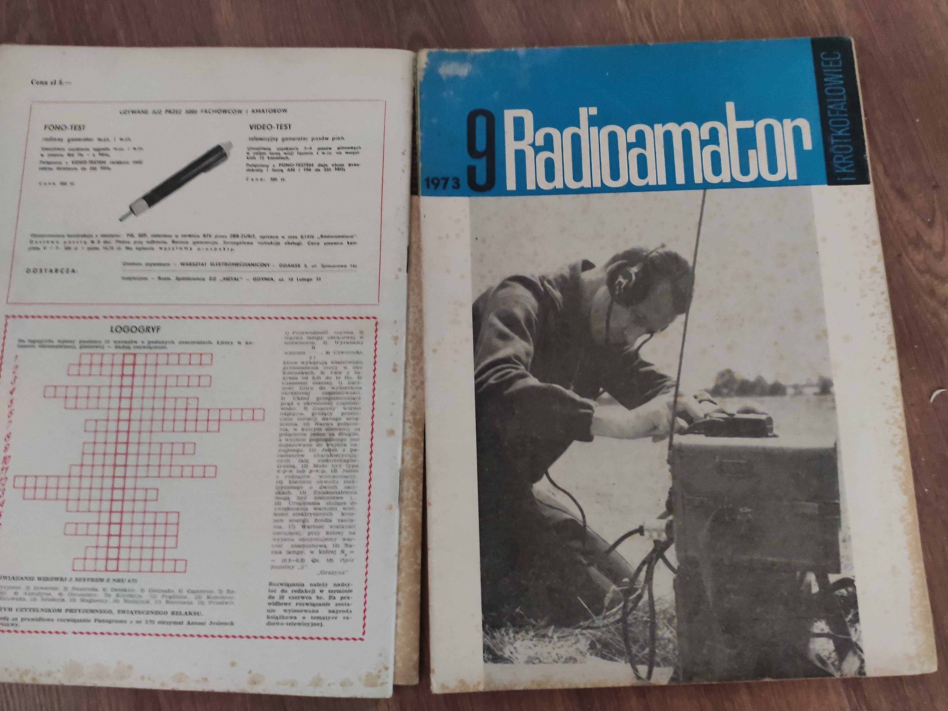 czasopisma Radioamator 1973