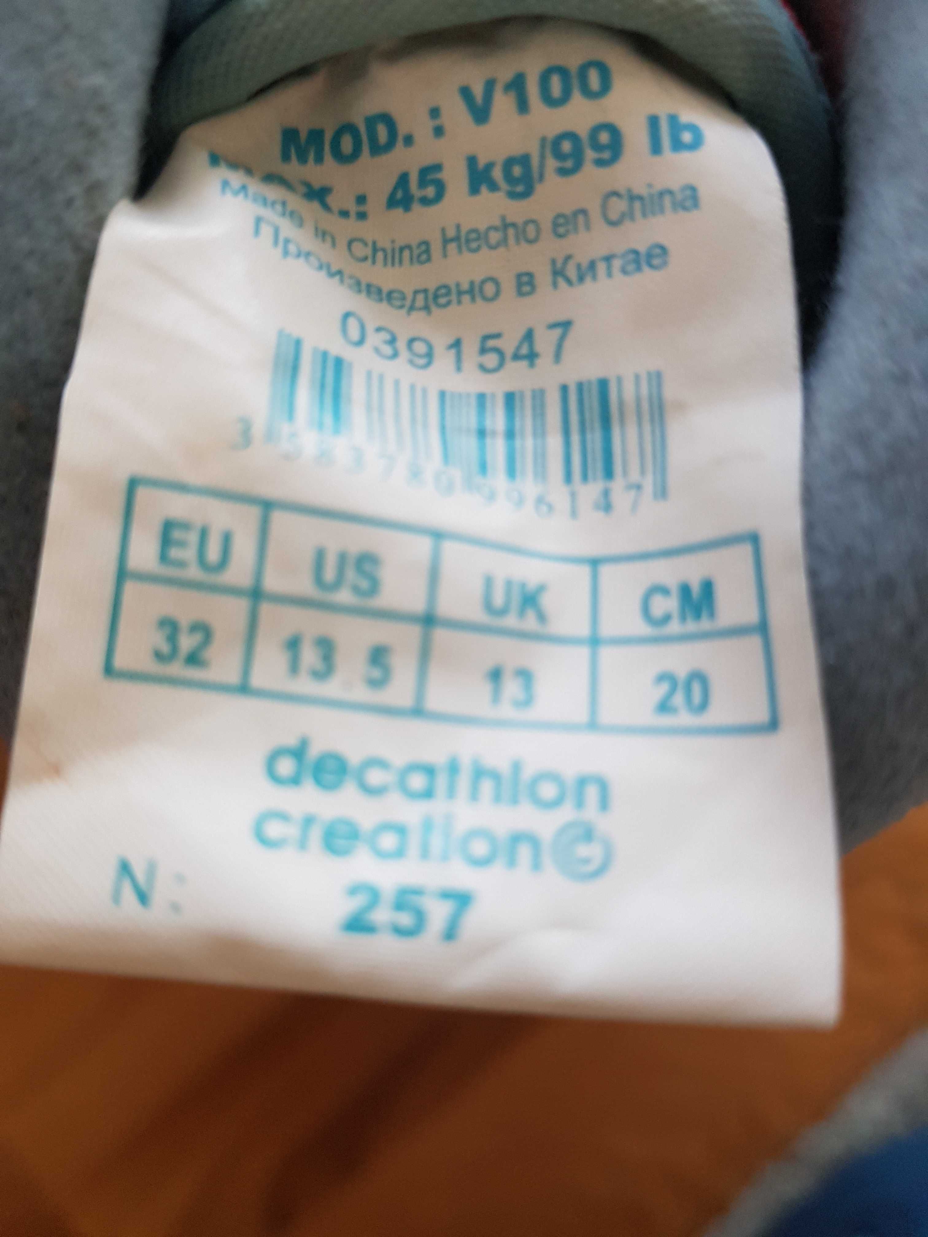 Rolki dziecięce rozm. 32 Decathlon