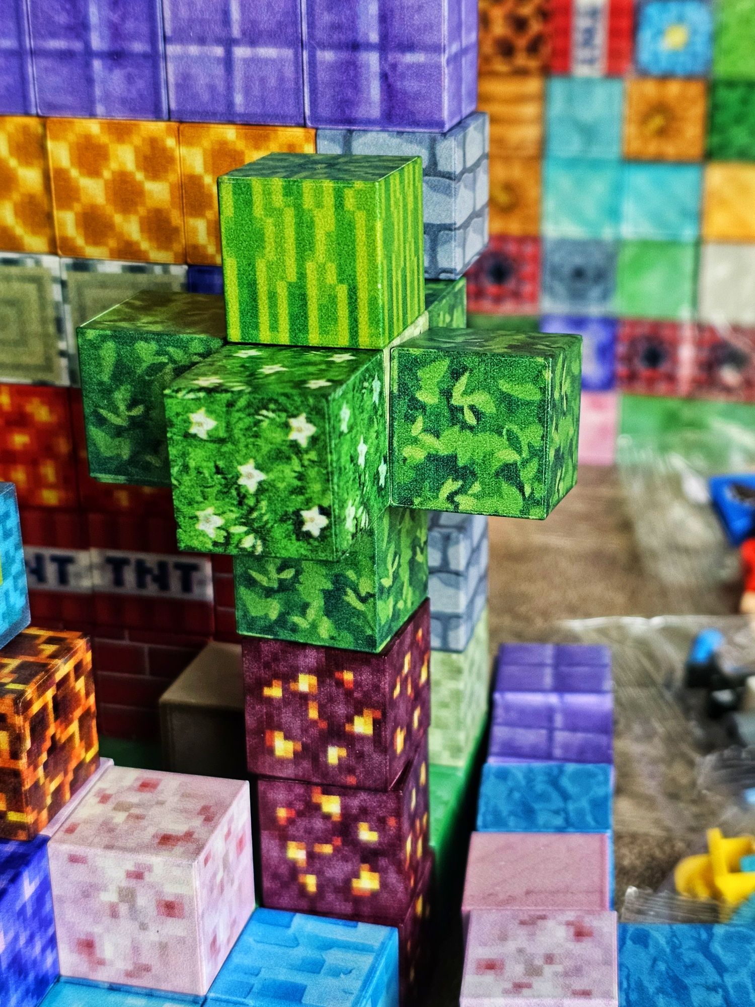 Minecraft кубики, магнітні блоки.  9 грн один.