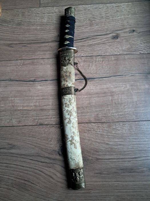 Miecz japoński, katana stalowy z pochwą