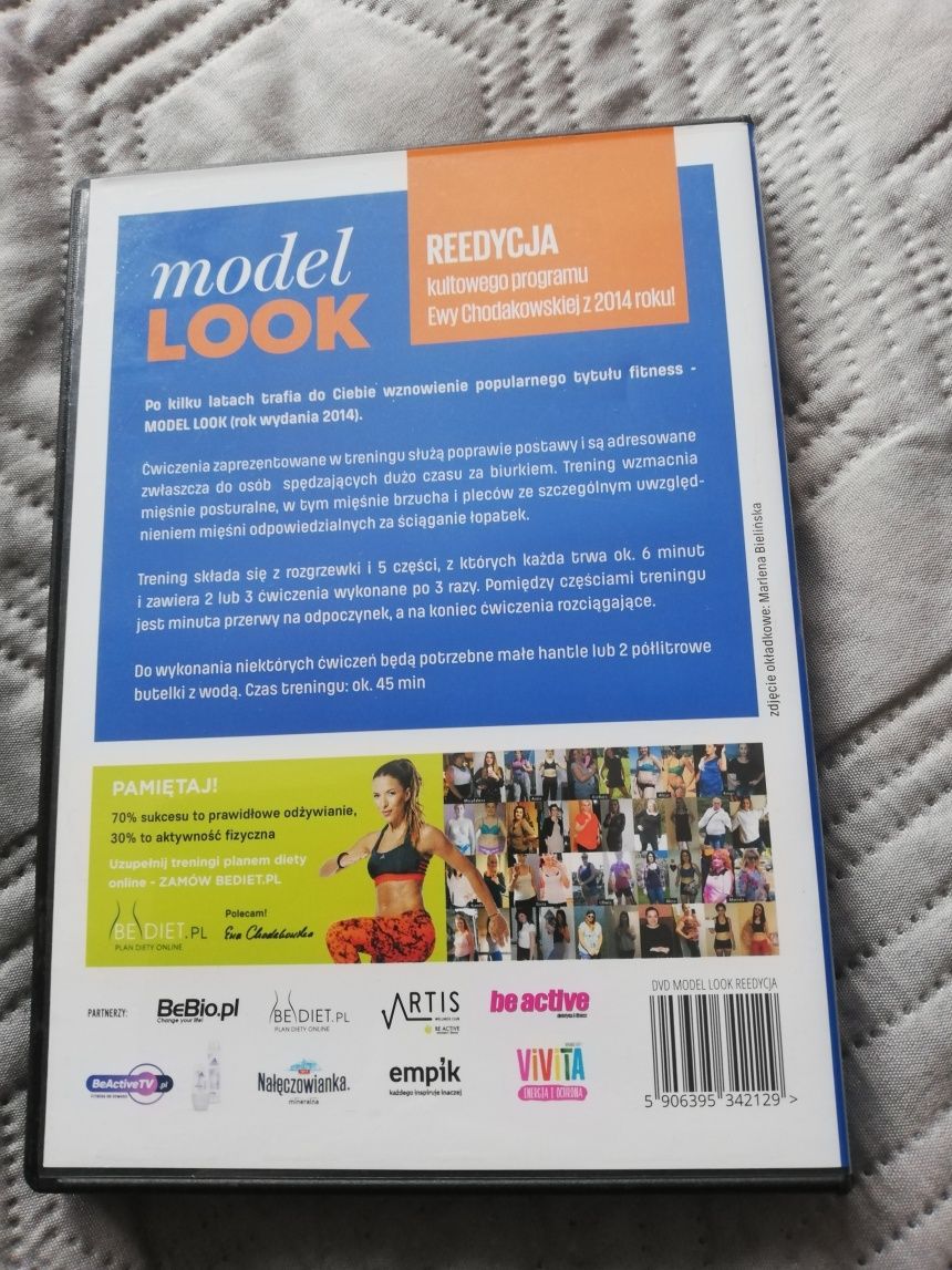 Model look Ewa Chodakowska płyta DVD