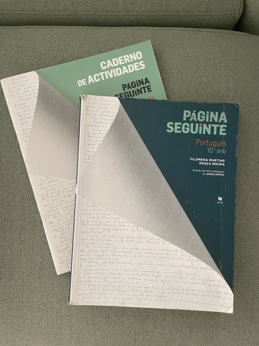 Caderno de Atividades/Manual do Livro Página Seguinte, Português 10