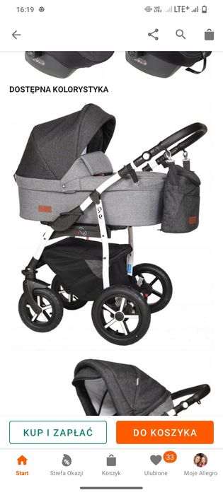 Wózek dziecięcy 3w1
