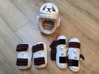 Kask do taekwondo (+ochraniacze)