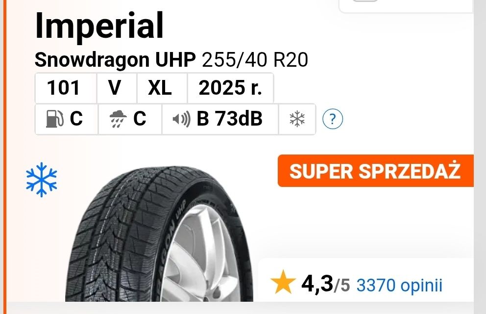 Nowe koła zimowe alufelgi Tesla Y 3 opony 255/40/20 czujnik 20 5x114,3