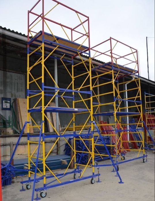 В НАЛИЧИИ! СКИДКА 15% 2+1 яруса.Леса на колесах(ВишкаТура)