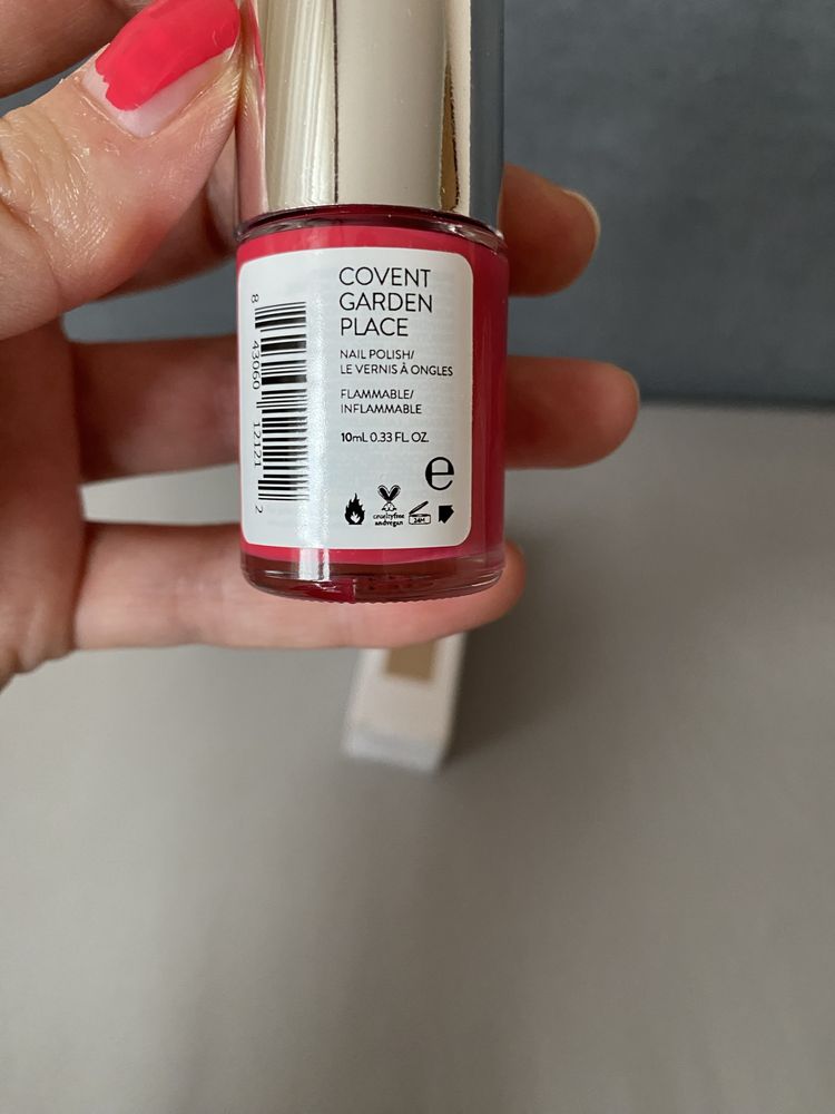 Lakier do paznokci Nails inc malinowy Covent Garden Place 10 ml Nowy