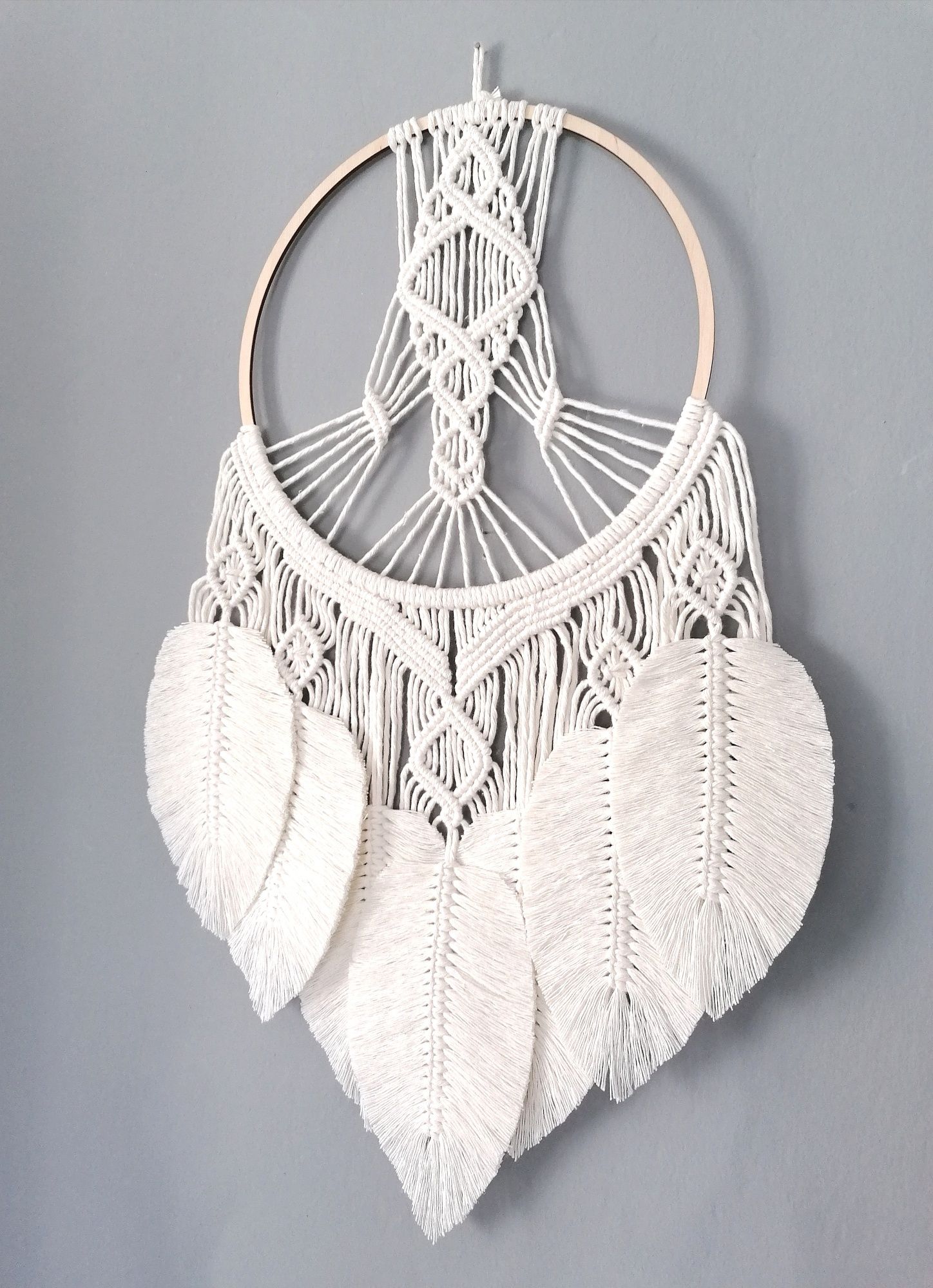 Łapacz snów Makrama Boho Home dekoracja dreamcatcher