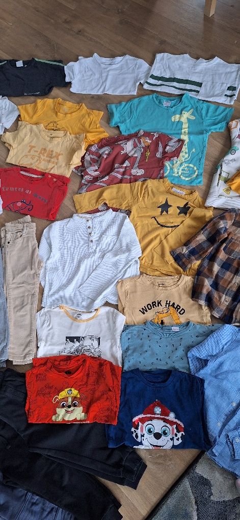 zestaw ubranek chłopiec 98/104 parę 110 Zara H&M reserved