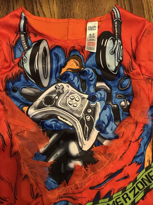 Костюм карнавальний геймер ігрок скелет хеловін хелоуин хелловін