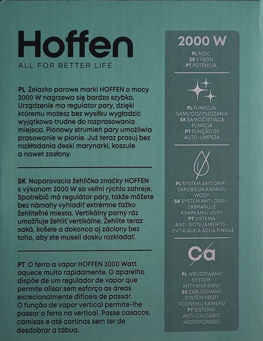 Nowe żelazko parowe