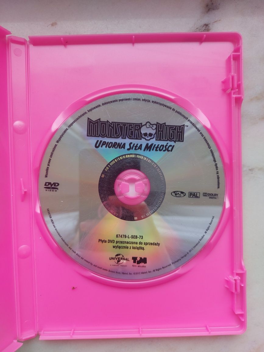 Monster High Upiorna Siła Miłości bajka film DVD