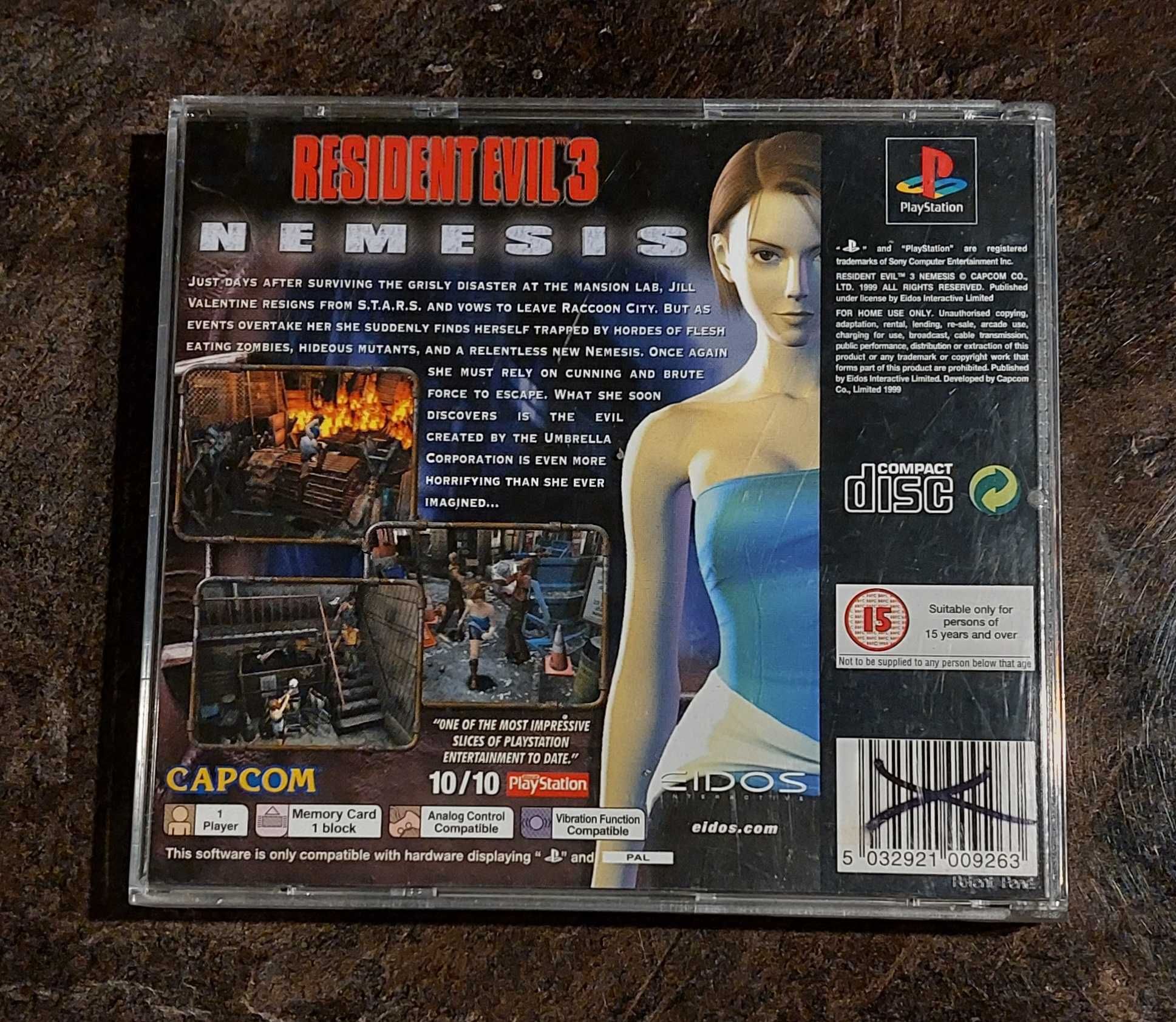 Resident Evil 3 - gra na PSX, PS1, PS One