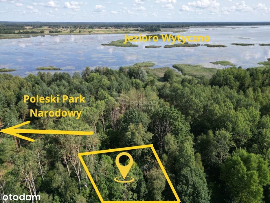 działka nad jeziorem wytyczno