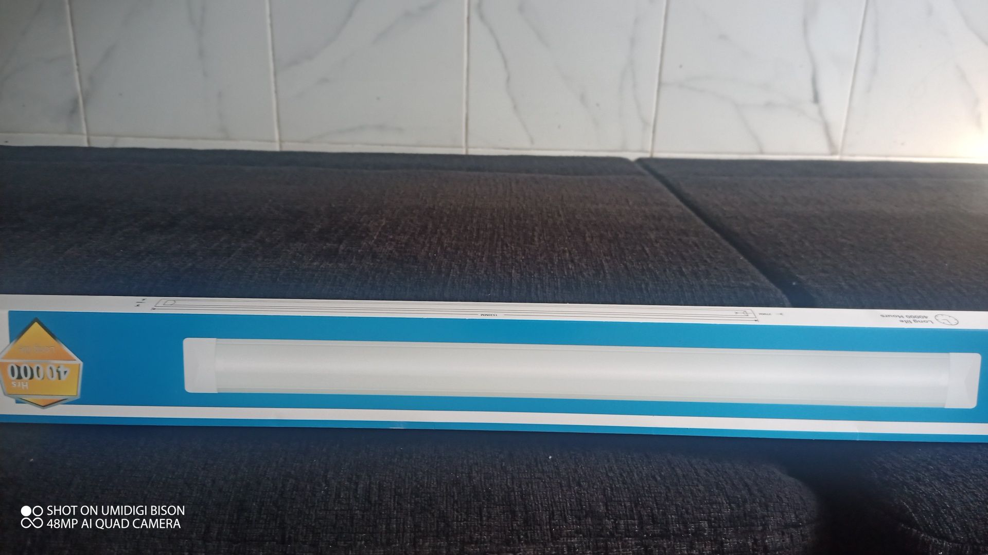 luminária com sensor de luminosidade, LED 45W