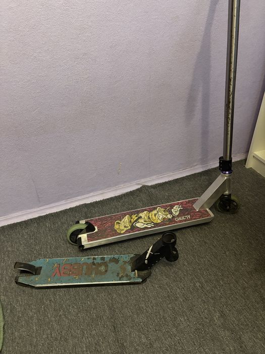 Трюковий самокат+дека вулична