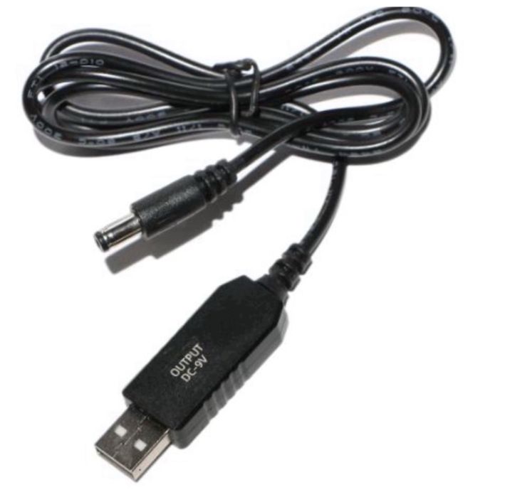 Кабель-конвертер Rias для роутера Wi-Fi с 5 v на 12 v USB - 5.5x2.1 мм