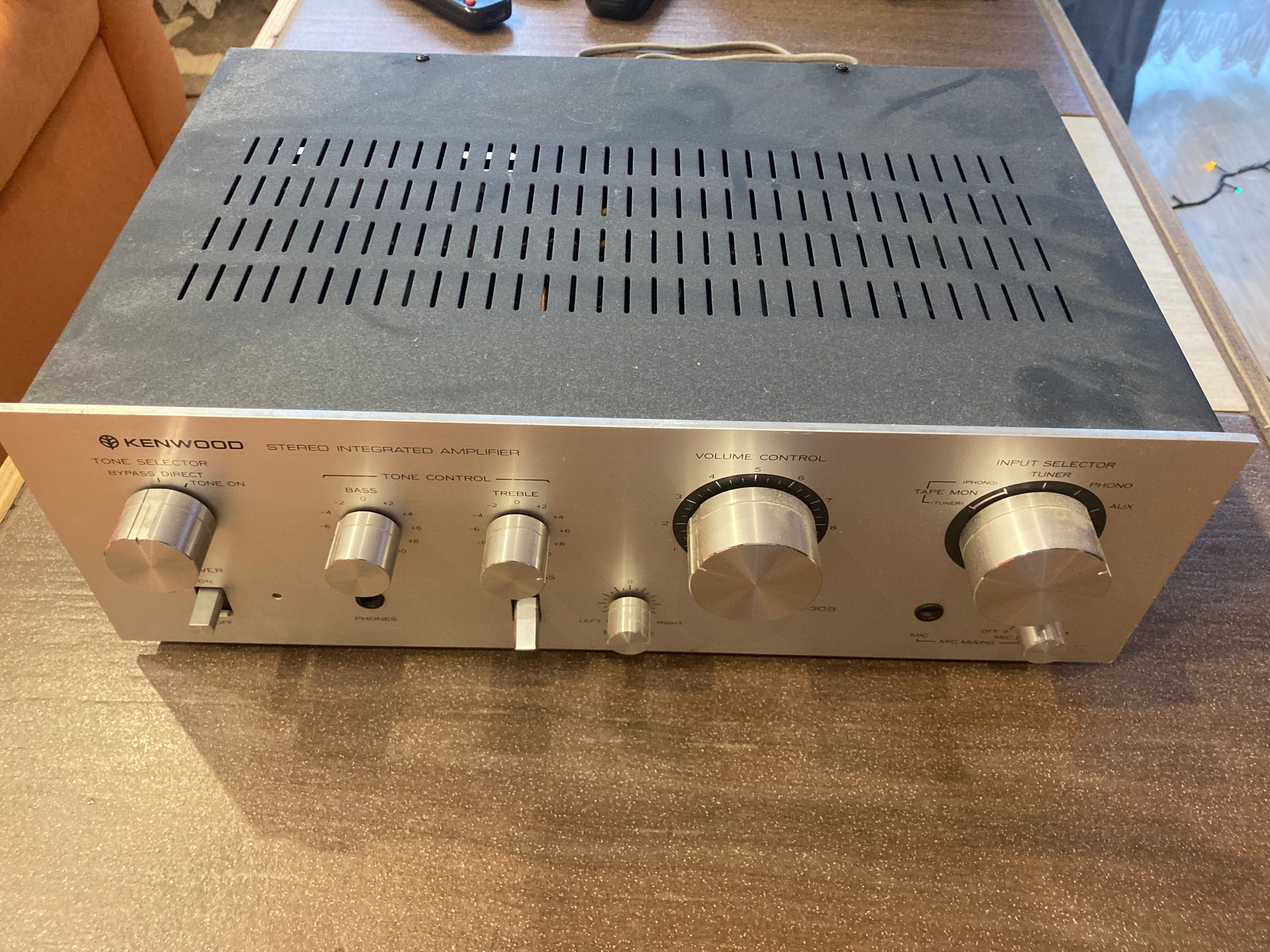 Ka-305 kenwood vintage końcówka lat 70