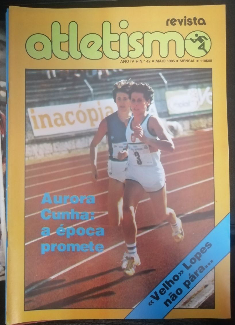 Disponho de algumas edições Revista Atletismo entre os anos 1982 e 87