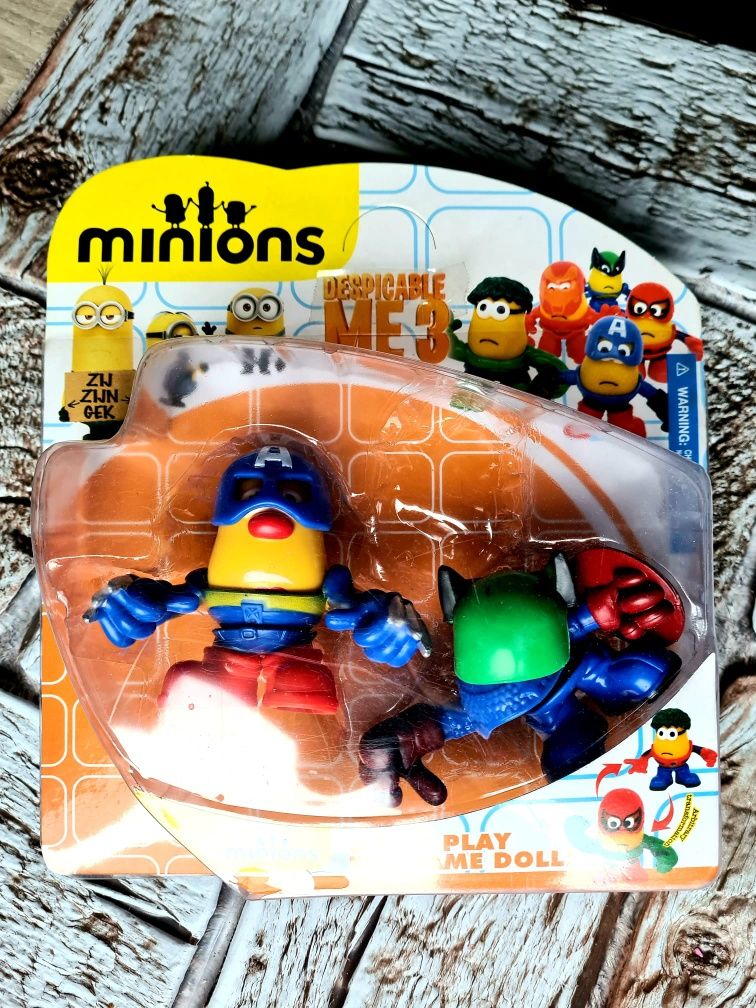 Figurka z bajki Minionki + akcesoria nowa super prezent