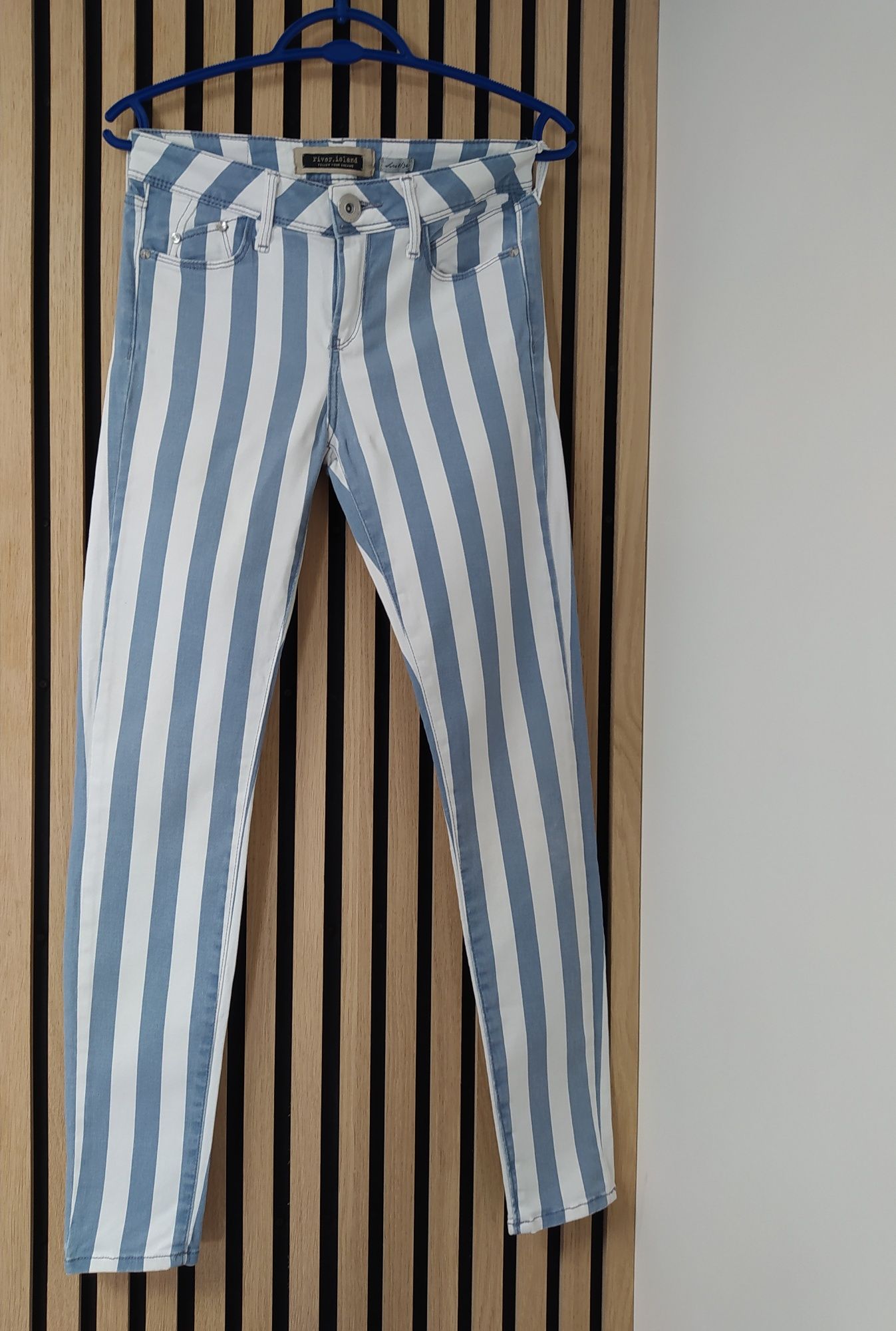 River Island spodnie w pasy roz. 34R