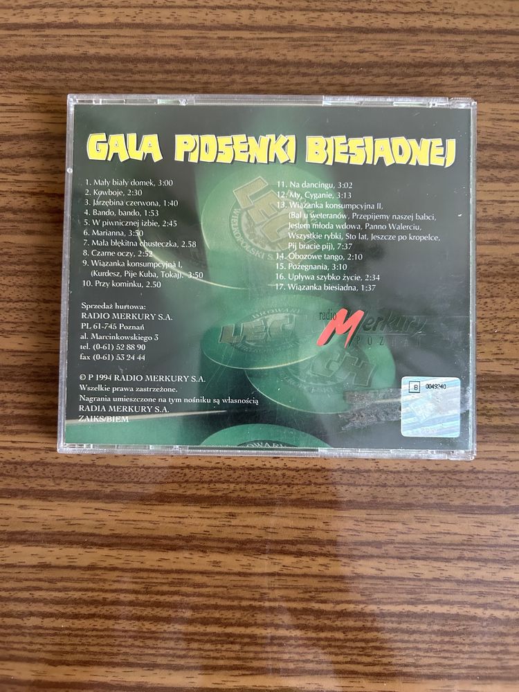 CD „Gala piosenki biesiadnej” cz. I