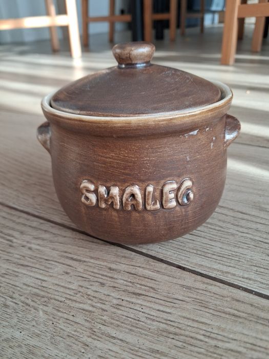 Ceramiczny pojemnik na smalec 0,5l