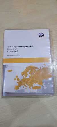 Karta nawigacji mapy europy Volkswagen