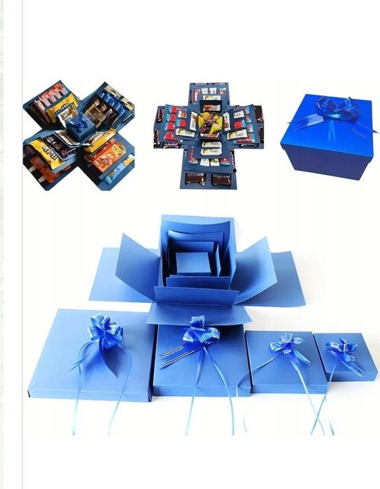 Набір 5-в-1 Надзвичайного Подарунка Вибухова Коробка, Подарункова Коро