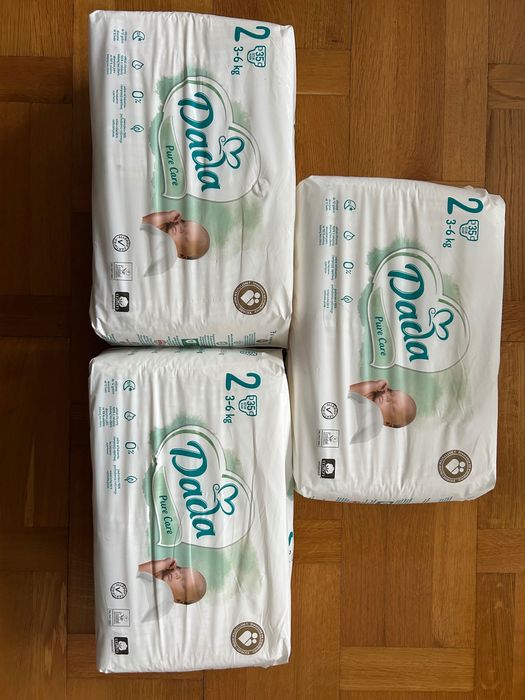 Pieluchy Dada Pure Care 105 szt.