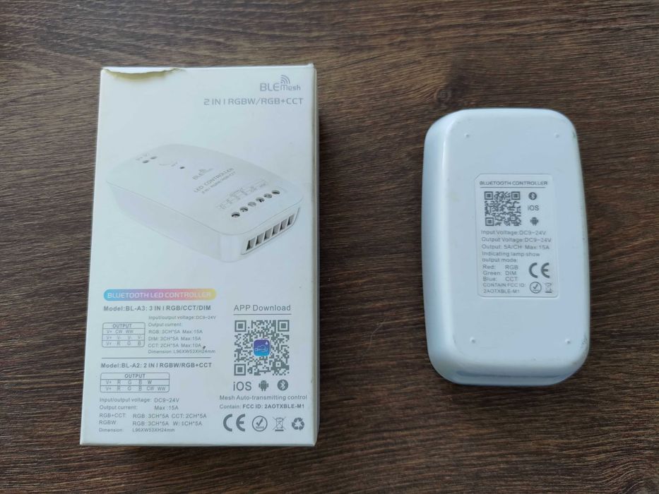Sterownik kontroler LED BLUETOOTH 3w1 RGB CCT DIM
