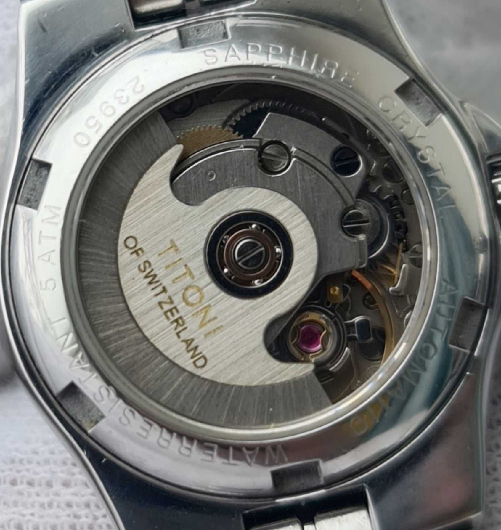 Жіночий годинник часы Titoni 23950 Automatic Sapphire Swiss made