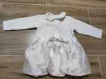 Sukienka do chrztu 74 polar plus satyna Baby Rose