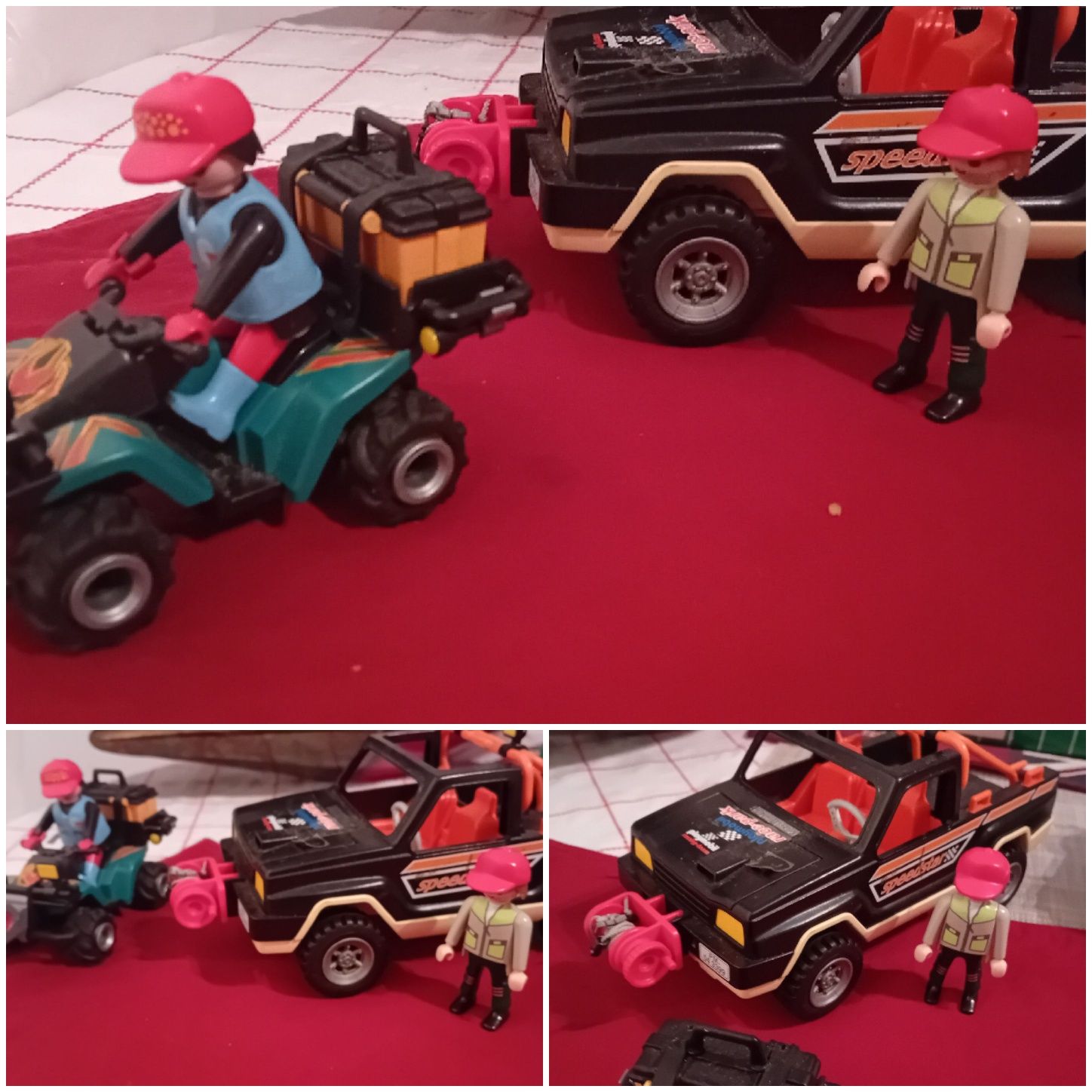 Playmobil carros e bonecos