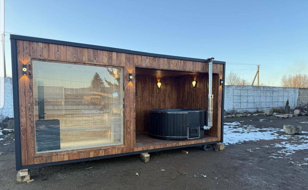 Баня модульна розмір 5×2.4